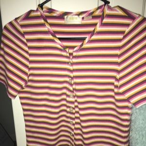 Anthropologie Button Top